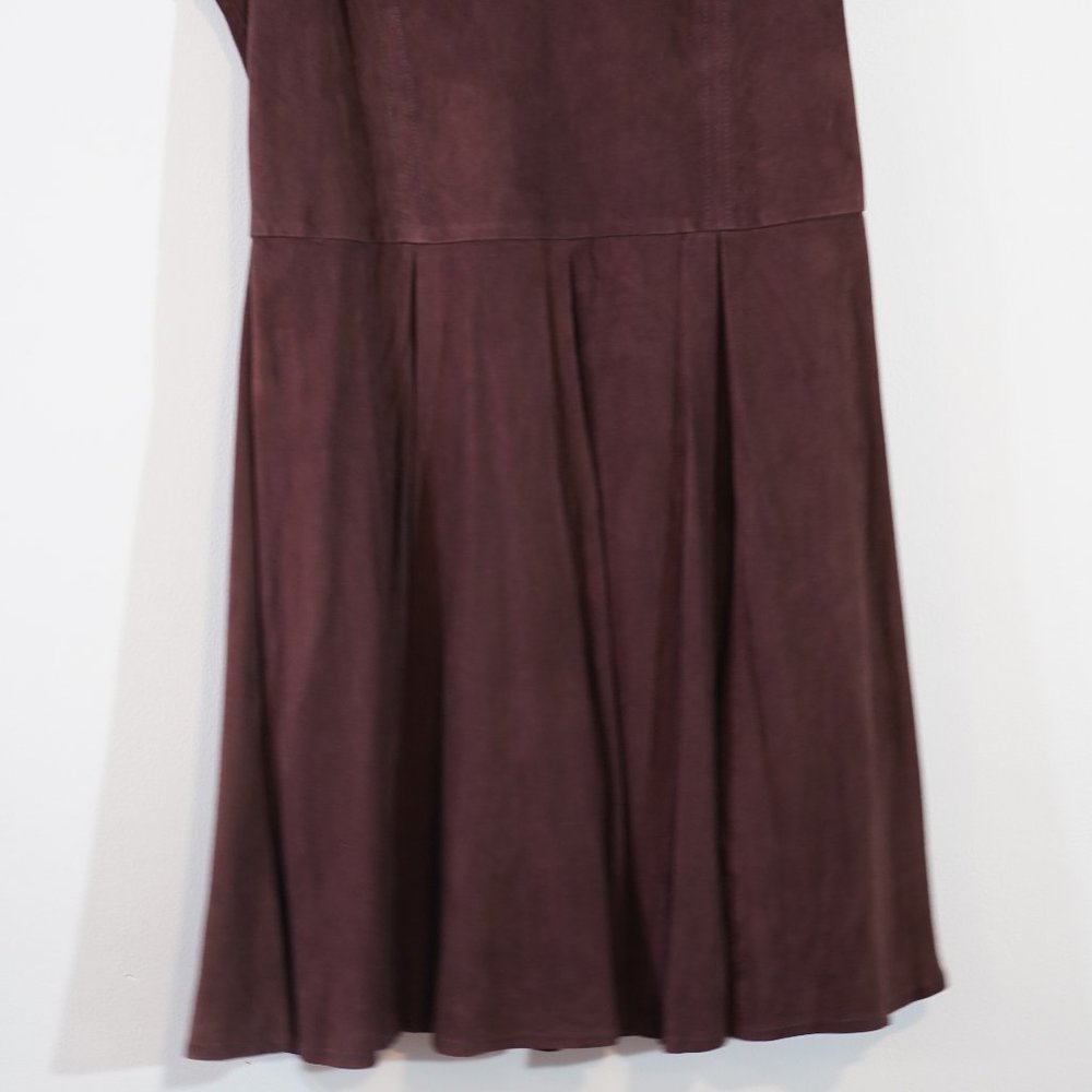 AS By DF Brown Suede Dress Size M - Picture 6 of 8